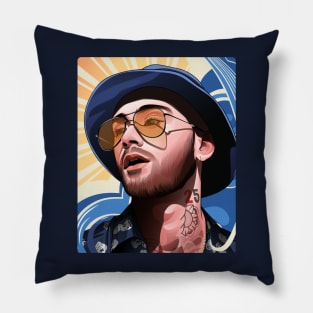 Zayn Portrait Illustration Pillow