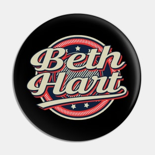 Graphic Beth Proud Name Personalized Birthday 70s 80s 90s Styles Pin