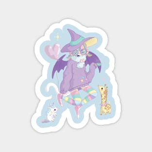 Pastel Witch Magnet