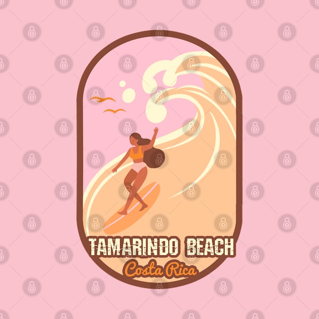 Tamarindo Beach surf girl by LiquidLine