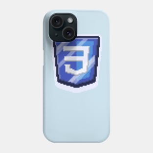 CSS3 Metallic PixelArt Phone Case