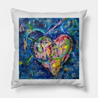 Colorful heart Pillow