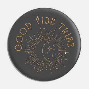 Sun Moon Stars Good Vibe Tribe Pin