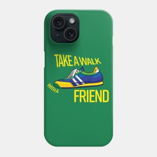 Take a walk with a friend Phone Case