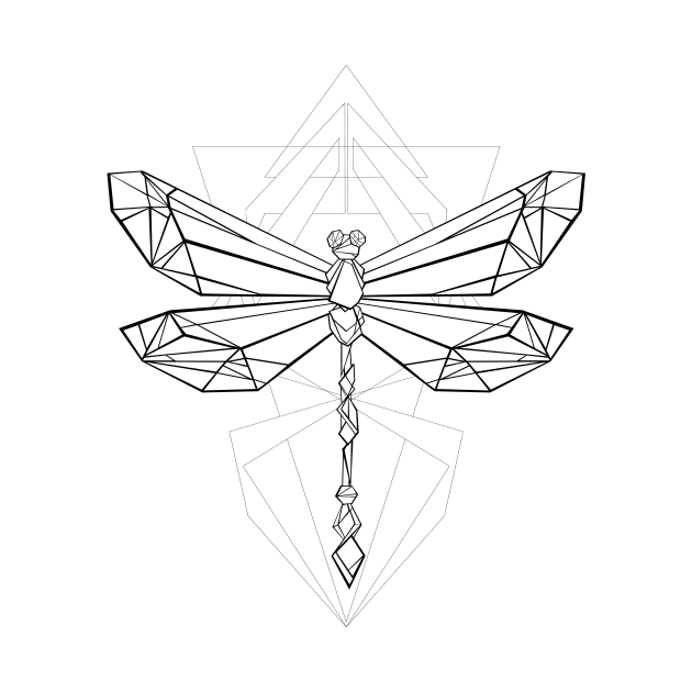 Polygonal Dragonfly by Blackmoon9