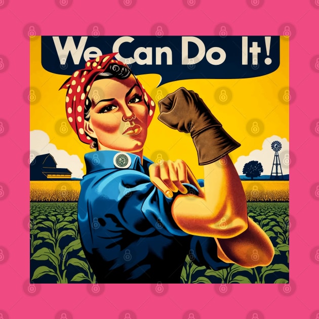 Empowerment Harvest: Cesar Chavez Day 'We Can Do It' by Edd Paint Something