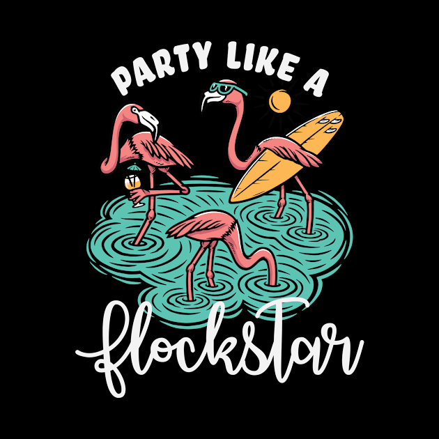 Party like a flockstar flamingos by CaptainHobbyist