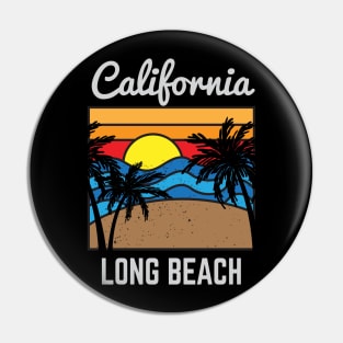 California long beach Pin