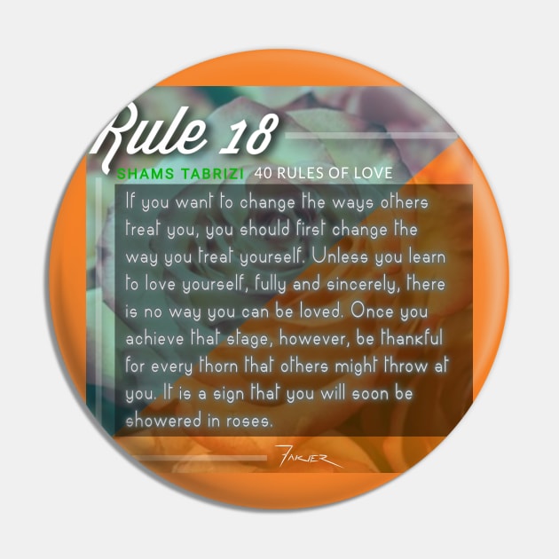 40 RULES OF LOVE - 18 Pin by Fitra Design