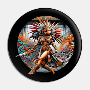 Warrior Chic | Mesoamerican Design Pin