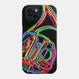 French horn Phone Case