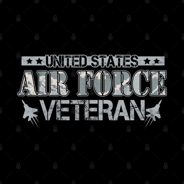 Air Force Veteran T-Shirt for Men or Women by Otis Patrick