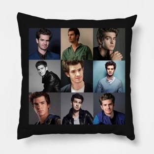 Andrew Garfield Collage Pillow