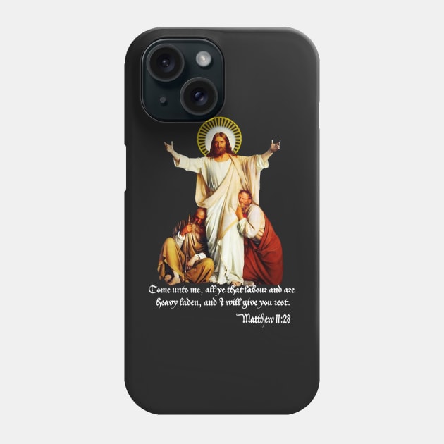 Jesus Christ Come to Me Light of the World Catholic Christian Phone Case by hispanicworld