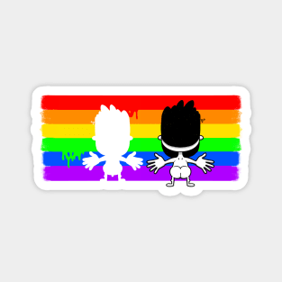 Pocket Gay Bum Pride Magnet