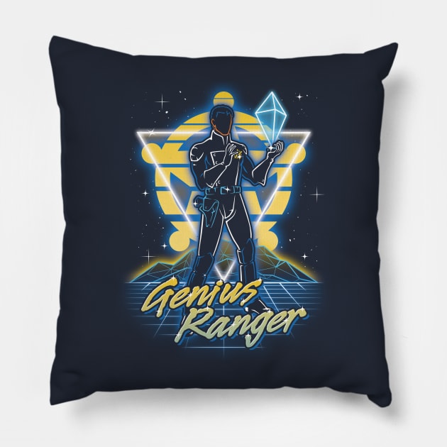 Retro Genius Ranger Pillow by Olipop