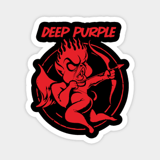 cupid red deep purple Magnet