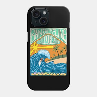 Banzai Pipeline Oahu Hawaii Phone Case