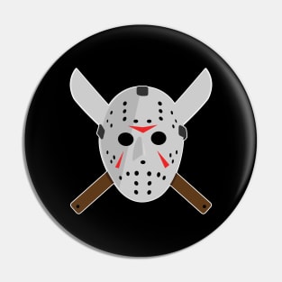 Hockey masked horror movie killer Pin