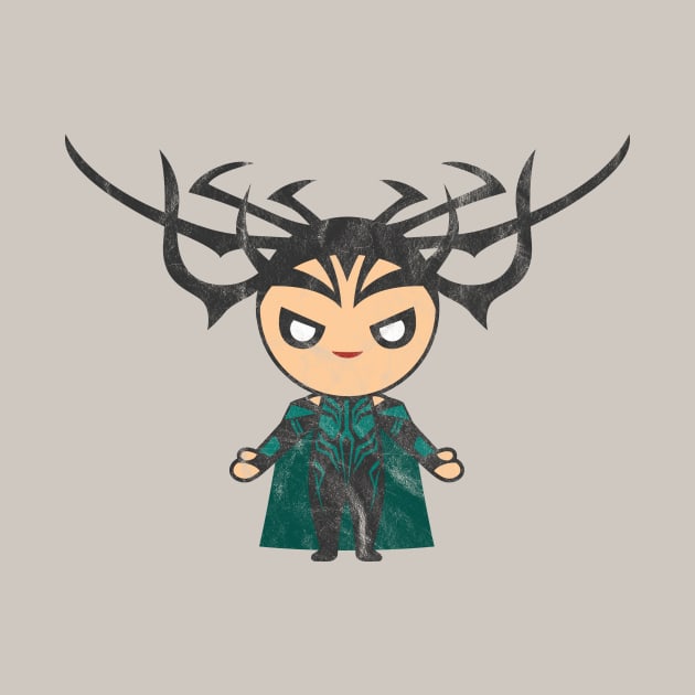 Kawaii Hela Ragnarök by gabradoodle