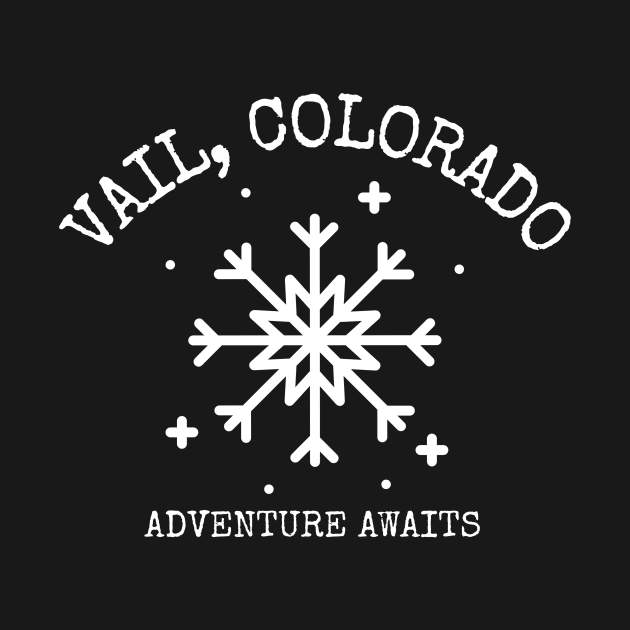 Vail, Colorado Snowflake by Mountain Morning Graphics