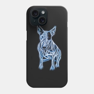 Bull Terrier Acrylic Painting Portrait Phone Case