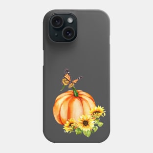 Monarch Pumpkin Phone Case