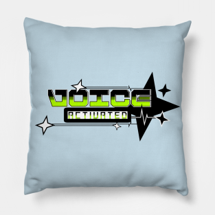 voice activated throw pillows