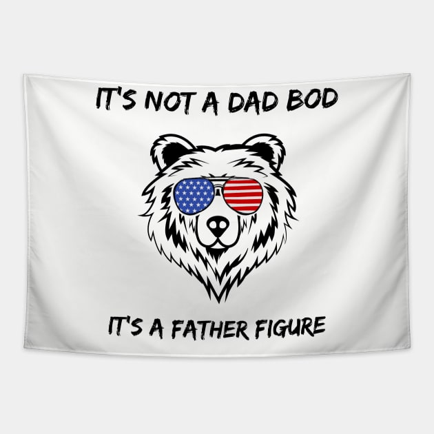 This is not a Dad Bod It is a Father Figure Tapestry by Imou designs