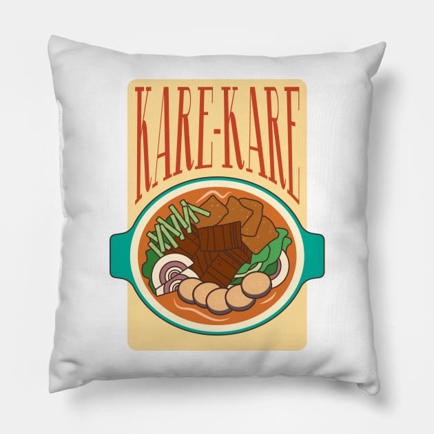 Kare-Kare Pillow by defpoint