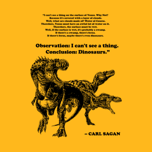 Conclusion: Dinosaurs [Black] T-Shirt