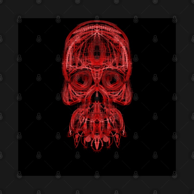 Electroluminated Skull - Red by Boogie 72