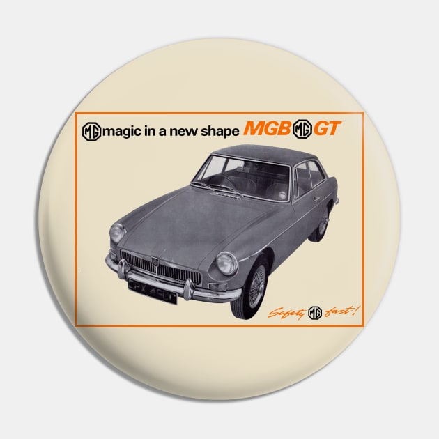 MG MGB GT - brochure Pin by Throwback Motors