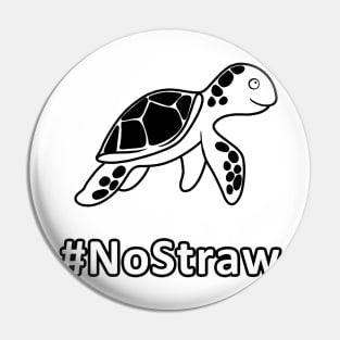 Turtle - No Straw Pin