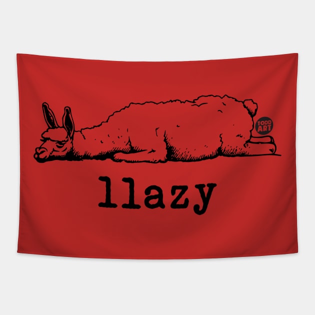 llazy Tapestry by toddgoldmanart