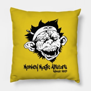 Monkey Magic Allstars Tag Logo Pillow