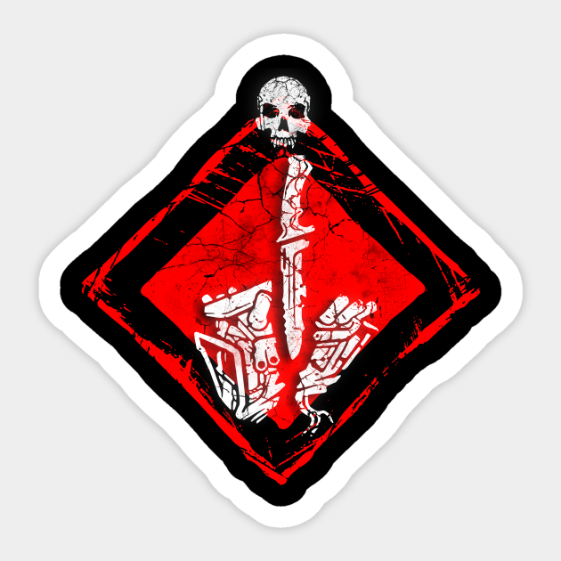 Discordance Dead By Daylight Autocollant Teepublic Fr