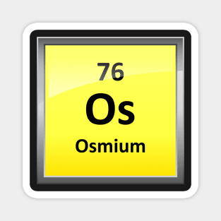 Osmium Periodic Table Element Symbol Magnet