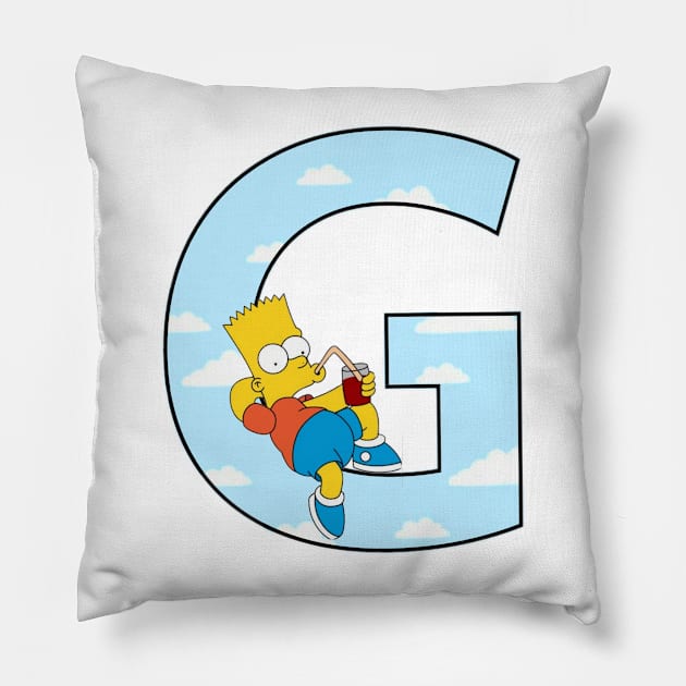 Simpsons letter Pillow by ZoeBaruch