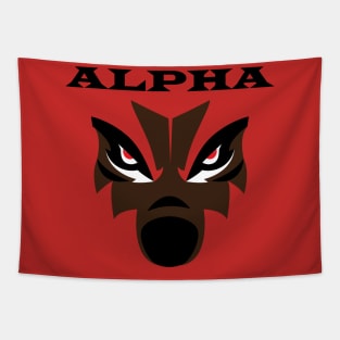 Alpha Wolf Tapestry