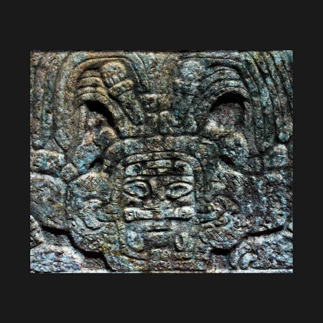 Mayan Stone Sculpture from Chichen Itza by StevenElliot