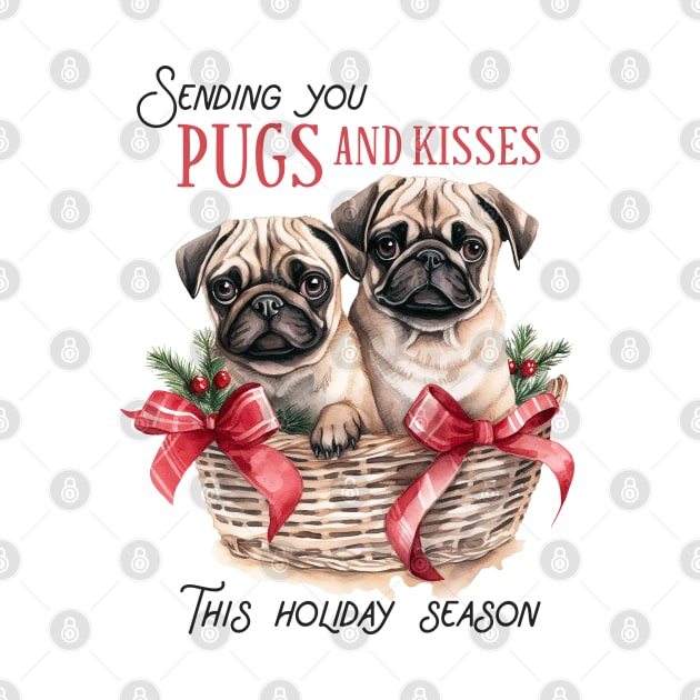 Sending you pugs and kisses by MZeeDesigns