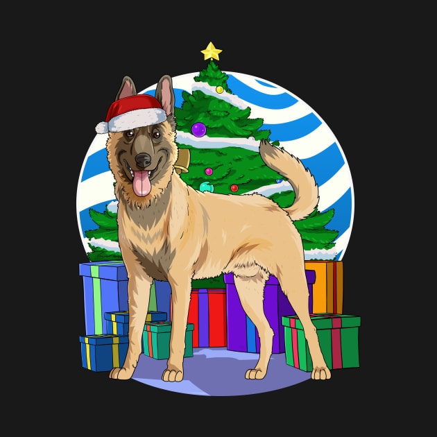 Belgian Malinois Dog Christmas Tree Decoration by Noseking