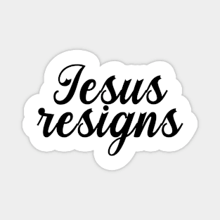 Jesus Reigns Christian Magnet