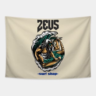 zeus surf shop Tapestry