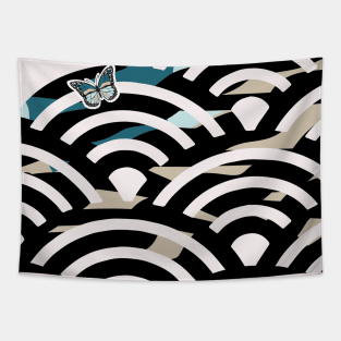 Abstract Simple Pattern geometry Tapestry