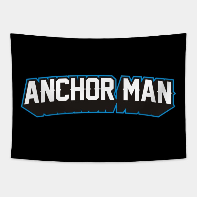 ANCHOR MAN Tapestry by MUVE