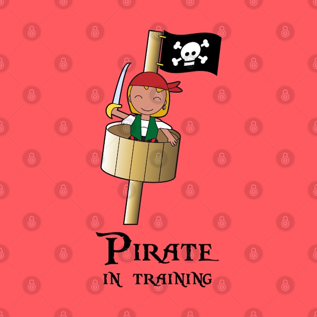 Pirate Girl in Training by Markaneu