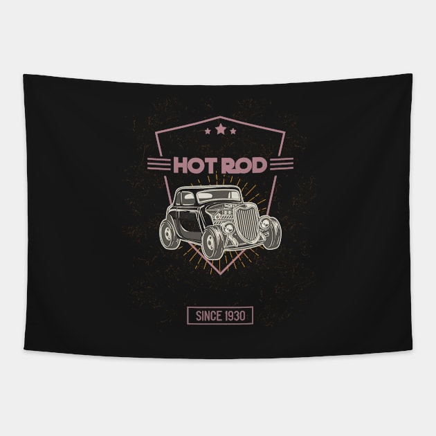 Hot Rod Tapestry by vukojev-alex