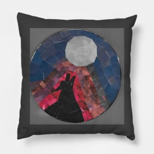 Wolf and the Moon Pillow